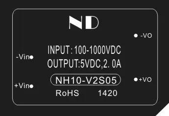 

1pcs high voltage power module 600V 800V 1000V to 5V 2A pv dc dc converter quality goods