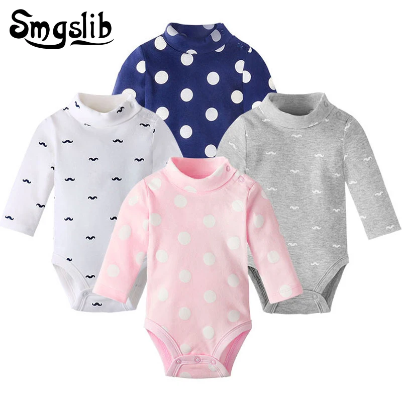 New born baby clothes unisex knitted Polka dot Print Toddler girl boy