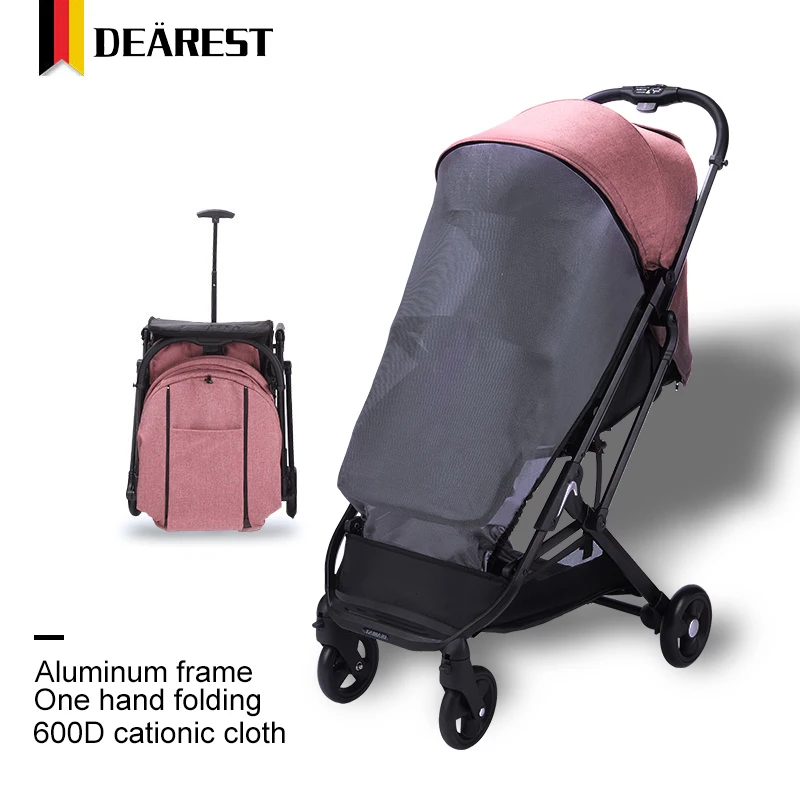 one hand folding stroller