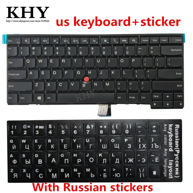 США RU RUS клавиатура для ThinkPad L440 L450 L460 T431S T440 T440P T440S T450 T450S T460 fru 04Y0847 04Y0885 00HW899