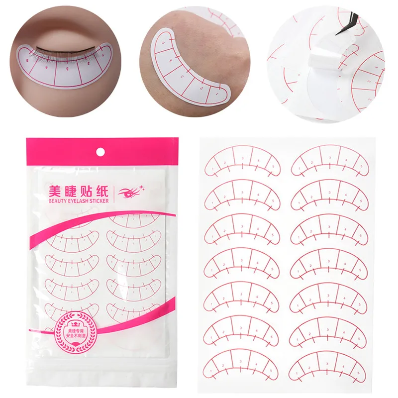 

10 Sheets/pack Paper Patches Eyelash Under Eye Pads Eyelash Extension Adhesive Eyelashes Tape Eye Tips Makeup Accessories Tools
