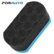 FORAUTO Шестигранная восковая полировка подушечка-аппликатор авто Уход губка для автомойки мягкий детальный чистящий инструмент воск губа для полировки губка