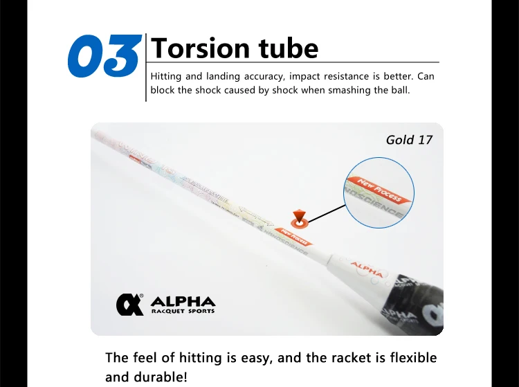 Alpha ракетки для бадминтона, один элемент, углеродное волокно, легкая ракетка для бадминтона, 24-28 фунтов, WIND15