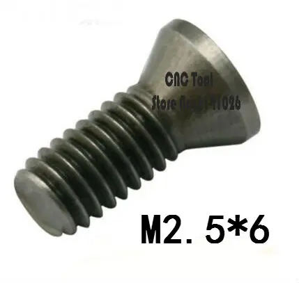 10pcs M2.5*6mm CNC lathe tool spare screws Torx screws ,Insert Torx Screw for Replaces Carbide Inserts lathe accessories