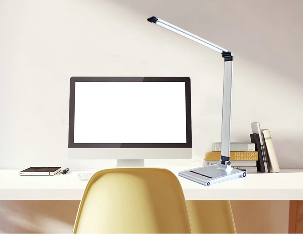 Desk Lamps Reading Light USB Book Gooseneck Dimmer Rechargeable Table Lamps for Study LED Night Lights Desktop Lighting (1)