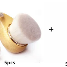 10 шт. 5 шт. щетки для лица+ 5 шт. щетки для носа мягкая лицевая глубокая щетка для чистки пор для удаления угрей для лица Щетки для мытья лица Ma
