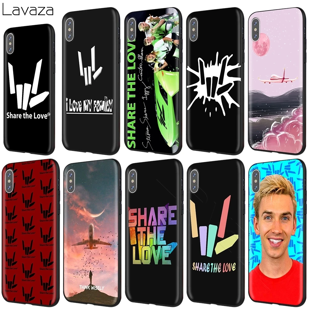 

Lavaza Stephen Sharer Share The Love Case for iPhone 11 Pro XS Max XR X 8 7 6 6S Plus 5 5s se