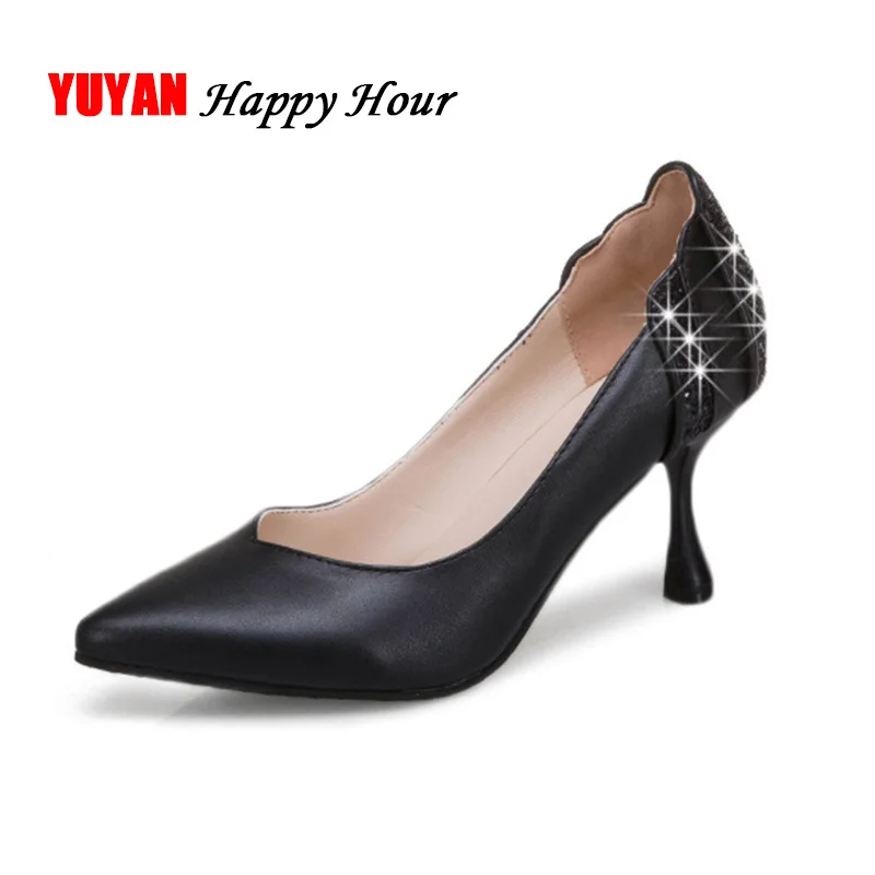 

Sexy High Heels Thin Heel 7cm Fashion Women Heels Wedding Shoes Pointed toe Womens Pumps Black White Pink A378