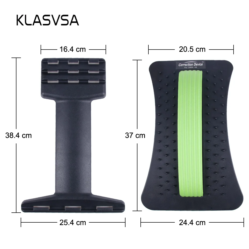 KLASVSA Back Massager Magic Stretcher Equipment Stretcher Relax Mate Lumbar Support Spine Pain Relief Acupuncture Chiropractic KLASVSA Back Massager Magic Stretcher Equipment Stretcher Relax Mate Lumbar Support Spine Pain Relief Acupuncture Chiropractic