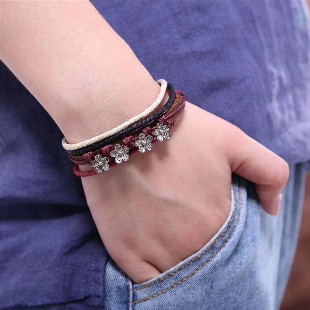 Women's Leather Fashion Bracelet