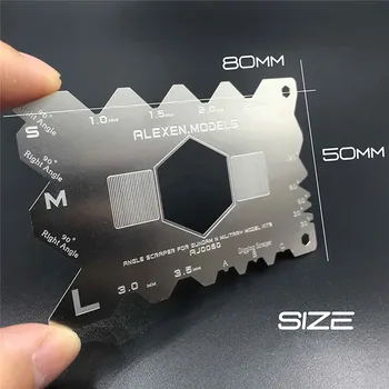 

C-angle Scraper Plate Grinding Tool for Gundam Armor Military Model Kits Accessories