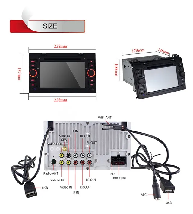 Flash Deal New 7" Quad Core 1024*600 Car DVD Player GPS Navigation Radio Audio For Toyota Prado GPS Capacitive Touch Screen Radio With Maps 13