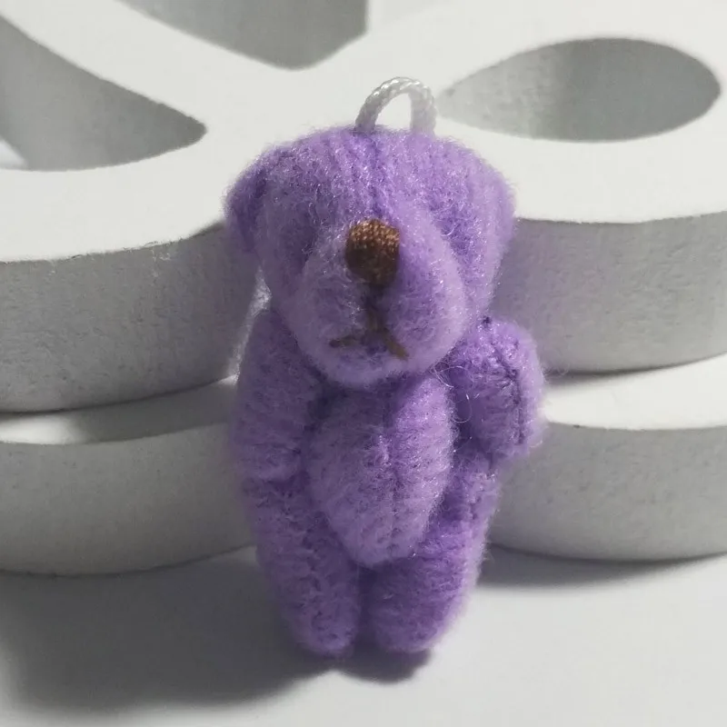 3.5CM Plush joint teddy bear 37