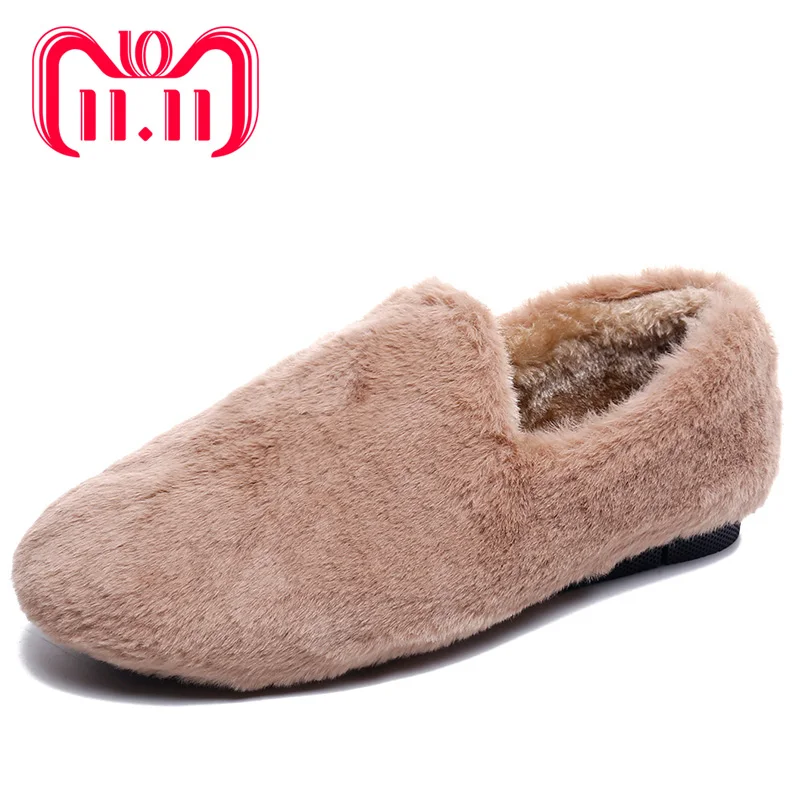Moxxy Winter Fur Slippers Women Warm Ladies Home Slippers Plush Mules Fur Shoes Woman Flats Fur Slides Indoor Flip Flops Women Moxxy Winter Fur Slippers Women Warm Ladies Home Slippers Plush Mules Fur Shoes Woman Flats Fur Slides Indoor Flip Flops Women