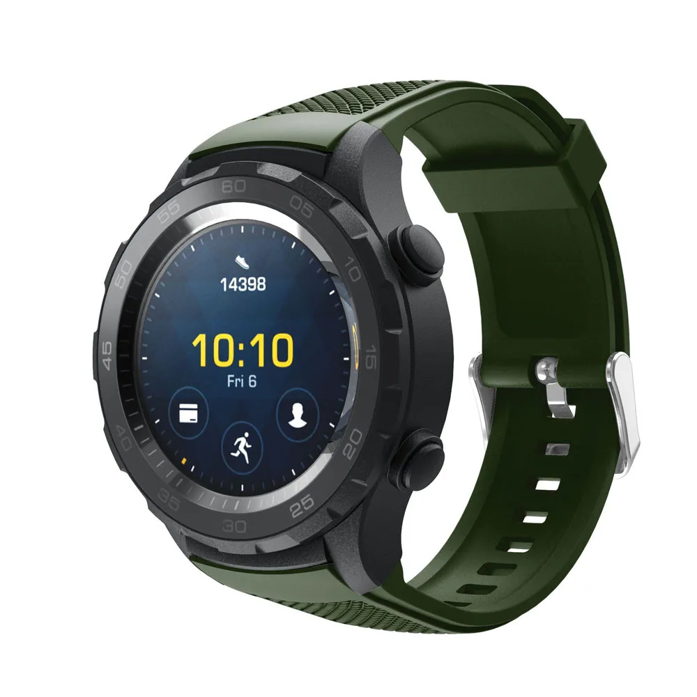 

Fashion High Quality Smartwatch Wrist Strap Replacement Silicone Bracelet Wristband Bracelet For Huawei Watch 2 18DEC25
