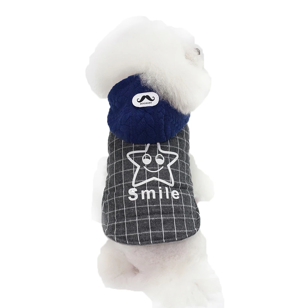 Популярные Smile Star»; ПЭТ зимняя одежда для собаки одежда от S до XXL для собак теплое пальто, одежда для собак