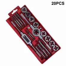 Flexsteel 20pcs Alloy Steel Tap and Die Set 58-62HRC Metric Thread Plugs Tap Wrench Tool Dies Holder Screw Taps Hand Tools Set цена Flexsteel 20pcs Alloy Steel Tap and Die Set 58-62HRC Metric Thread Plugs Tap Wrench Tool Dies Holder Screw Taps Hand Tools Set цены онлайн