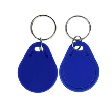 13,56 МГц ABS синий rfid брелок умный чип UID сменный тег 50 шт./лот