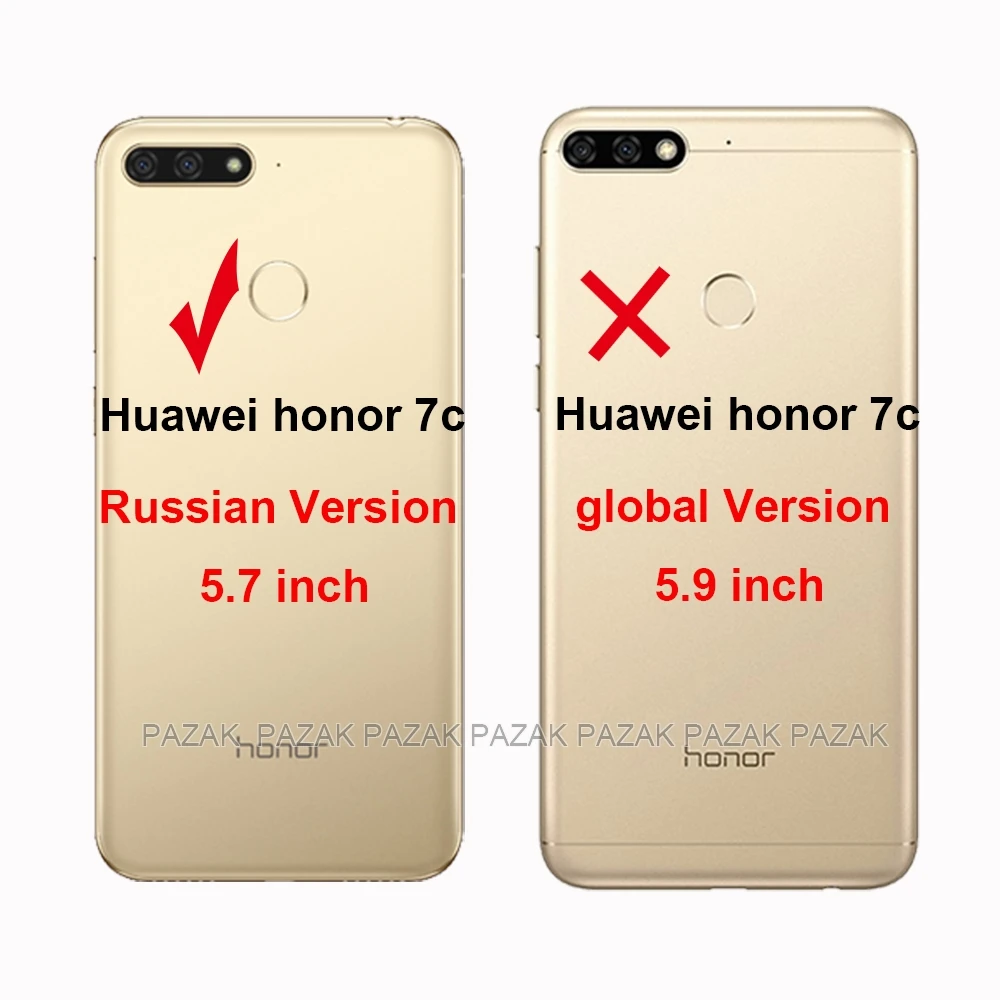 Силиконовый чехол для телефона Huawei Honor 7C 5,7 дюйма, Чехлы, мягкий силиконовый чехол из ТПУ для Huawei honor 7c Aum-L41