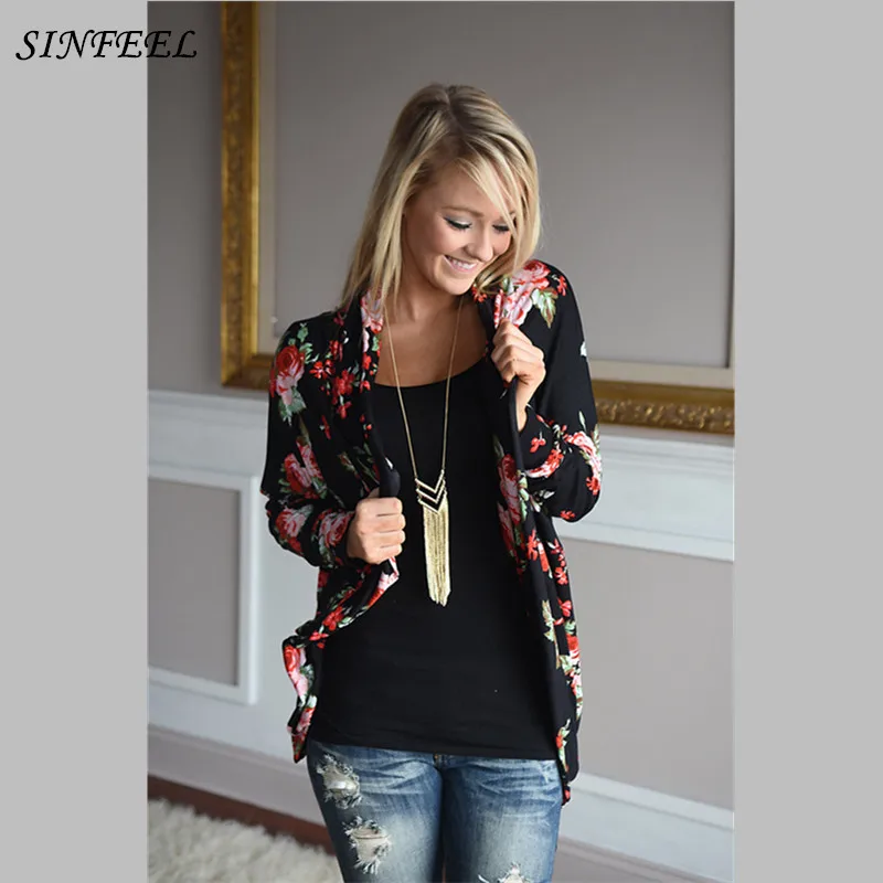 

Fashion winter Kimono knitted Cardigan women Long Sleeve Poncho Sweaters Print lady warm Jackets Cardigan Tops mujer plus size