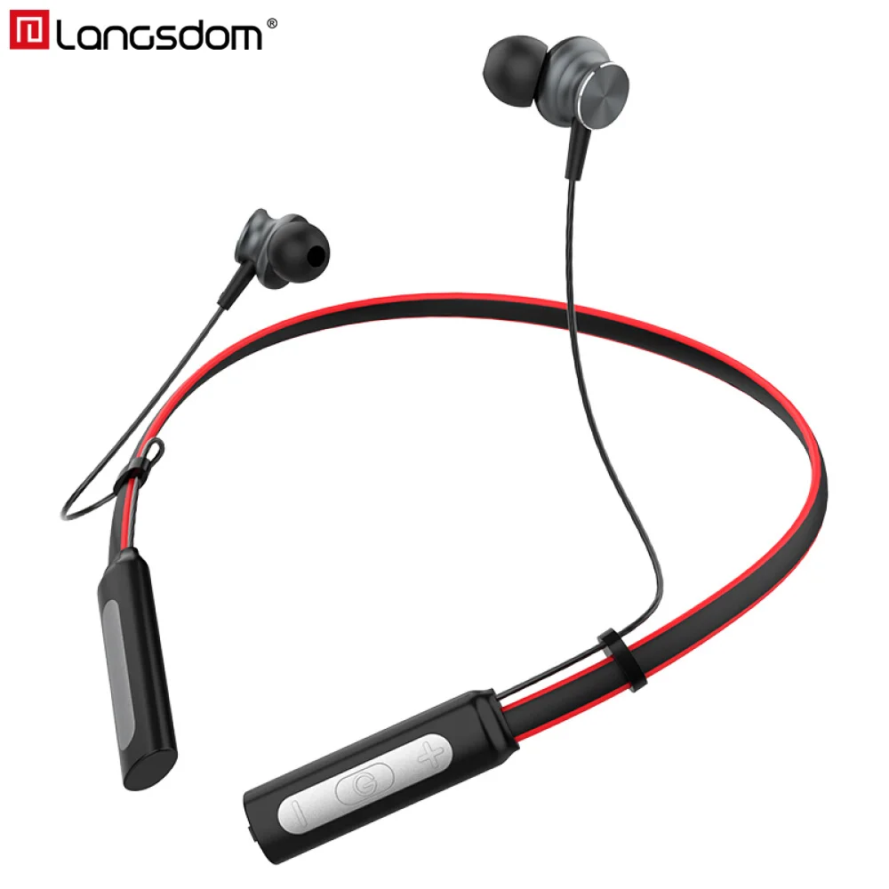 Langsdom Wireless Headphone In Ear Bluetooth Earphone with Mic Neckband Sport Headset Earbuds Stereo Auriculare for Phone Xiaomi