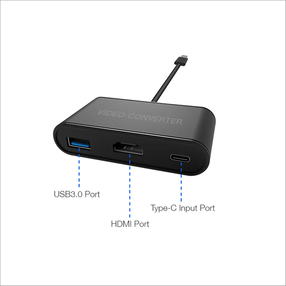 Тип C/USB C к адаптеру HDMI видео конвертер для Nintendo консолью коммутатора