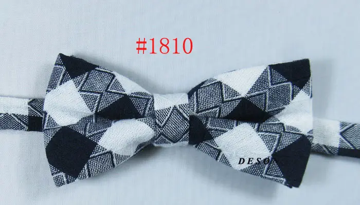 Мода для мальчиков хлопчатобумажные галстуки-бабочки школы Suite Аксессуары свадебные галстук дети студент бабочки для смокинга - Цвет: 1810