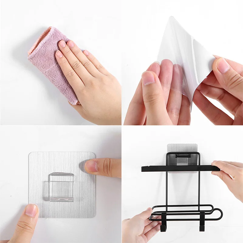 Manzelun 2 Layers Paper Holder Kitchen Storage Organizer (1)