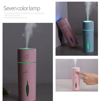 

150ML Mini Car USB LED Air Humidifier Diffuser Electric Essential Oil Aroma Mist Purifier Car Styling