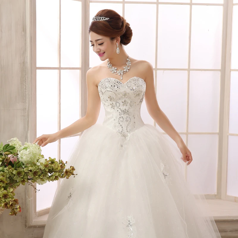 T 2016 New Stock Plus Size Women Bridal Gown Wedding Dress Tube Top Long Backless Fashion Sexy Simple 1029 Bridal Gown Fashion Bridal Gownsgown Wedding Aliexpress