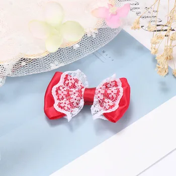 

Cute Lace Bow knot Hair Clips Fashion Colorful Hair Pins for Children Baby Girls Kids Hair Grips Hair Accessories Headdress