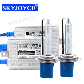 

SKYJOYCE 55W FBI Fast Bright HID Ballast Xenon Bulb Kit Xenon H1 H11 9005 9006 H7 HID Bulb 5500K Fast Start 55W HID Ballast Kit