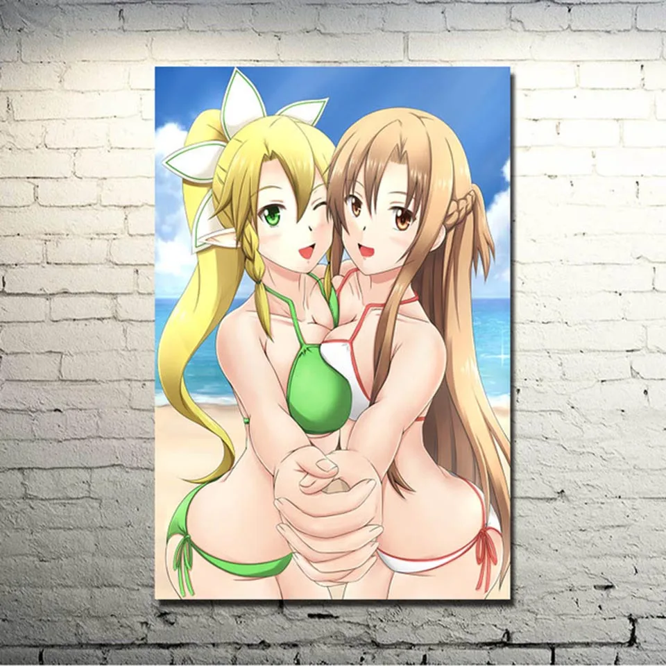 

DIY Diamond Painting Wall Decor Sword Art Online Anime Movie Embroidery Full Square Diamond Pure Handmade Canvas by Numbers Kits
