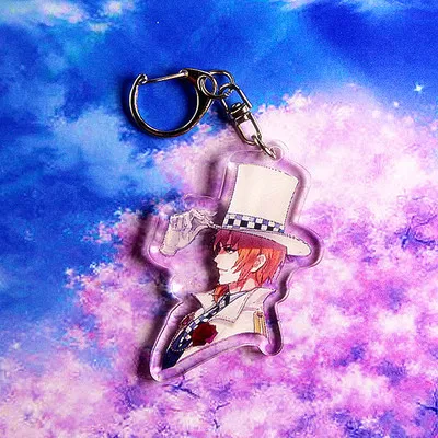 Игровой ансамбль со звездами Yuuki Makoto Isara Mao Subaru Hokuto, брелок с двойным принтом, брелок с подвеской Llavero - Цвет: 7