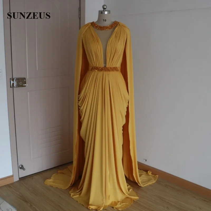 gold evening dress  (2)