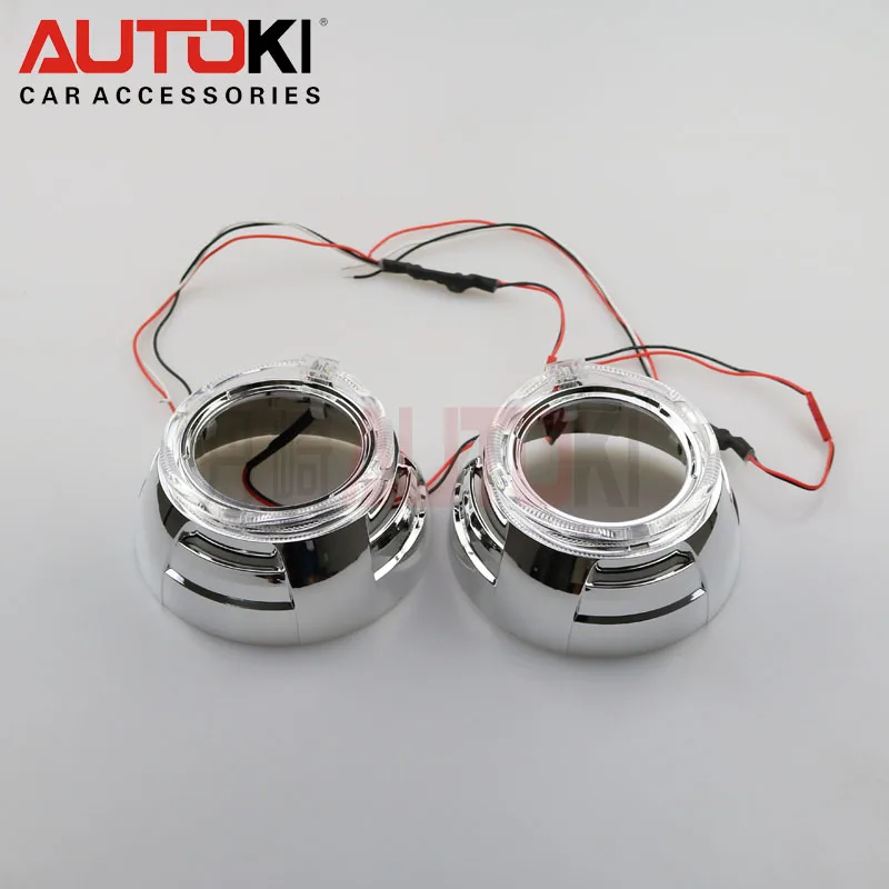 

Free Shipping 3.0 inches High Temp Resistance Shroud With LED Angel Eyes