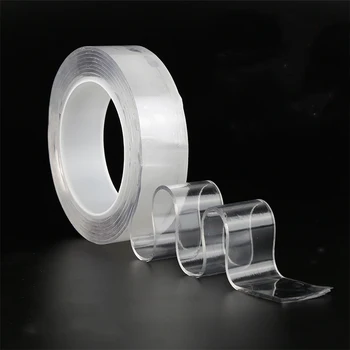 

AAGU Anti Slip Multifunctional Washable Reusable Magic Nano Sticky Tapes Double-sided Nano Suction Tapes Grip Monkey Tape