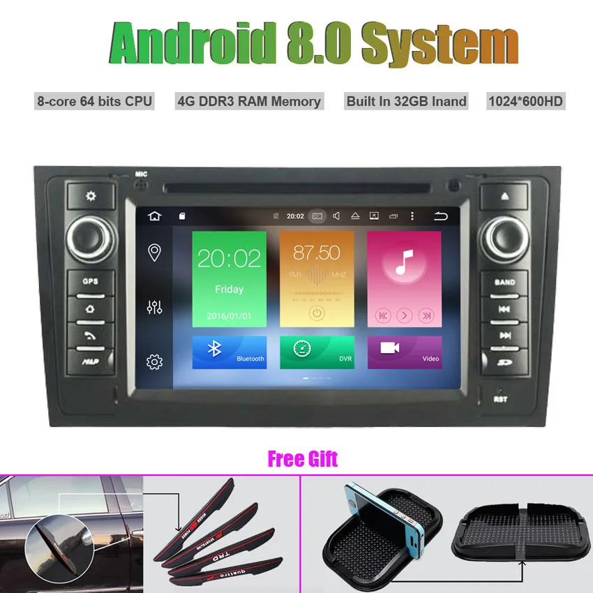 

Octa-Core Android 8.0 CAR DVD Player for AUDI A6 1997-2004,AUDI S6 1997-2007,AUDI RS6 1997-2004