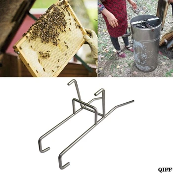

BeeKeeping Tool Bee Honey Barrel Bucket Rack Holder Stainless Steel Easy Pour