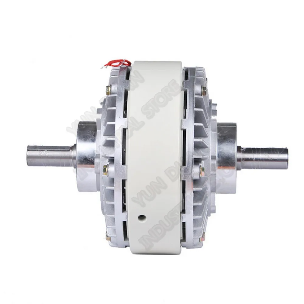 

25Nm 2.5kg DC 24V Double Shaft Dual 2Axis Magnetic Powder Clutch Winding Brake for Tension Control Bag Printing Dyeing Machine