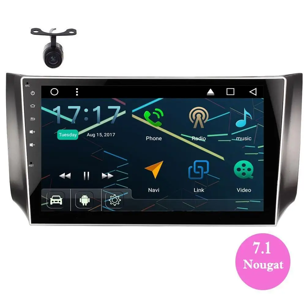 EinCar Double Din Car Stereo for 2016 2017 Nissan Sylphy Android 7 1 GPS FM AM