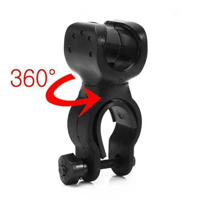 

Bike Accessories 360 Swivel Bicycle Bike Light Luces Led Bicicleta LED Flashlight Mount Bracket Holder Torch Clip