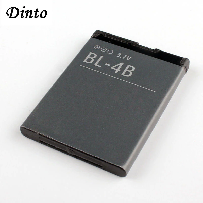 

Dinto 700mAh 1pc Replacement BL-4B BL4B Mobile Phone Battery for Nokia 2505 3606 3608 2670 2660 2630 5000 6111 N75 N76 BL 4B