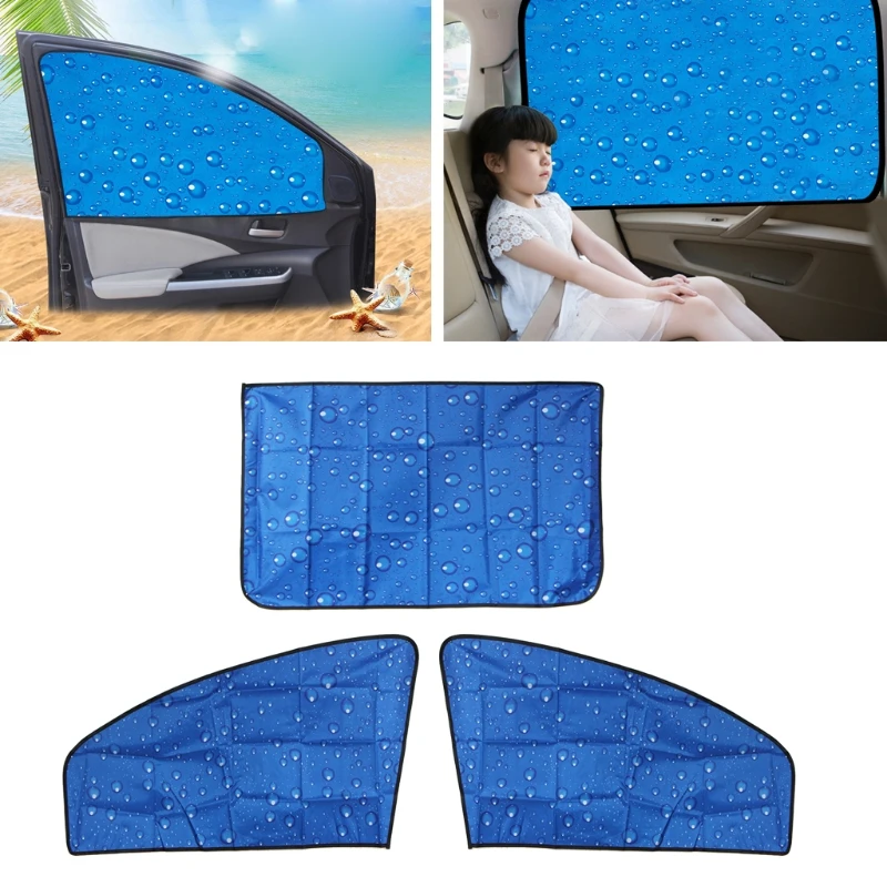 Автомобильный боковой солнцезащитный козырек занавеска для окна для детей автомобили задние боковые автомобильные аксессуары
