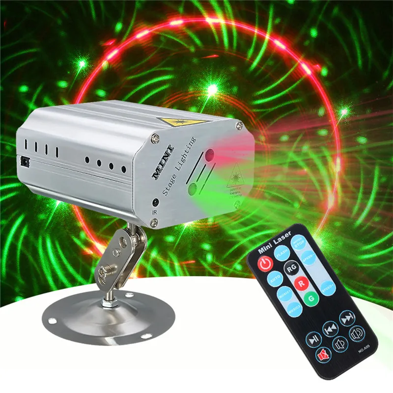 

Mini LED RGB Stage Light Projector Laser Stage Lighting Effect Adjustment DJ Club Disco Party KTV Decor Lamp Bulb Voice Control
