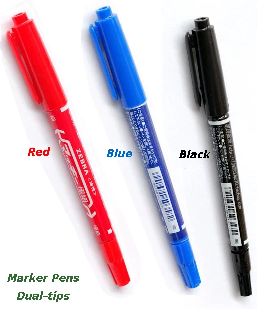 Маркировочная Ручка/Маркер-непромокаемый маркер-5 шт. в упаковке (доступно всего 3 цвета: красный/синий/черный)