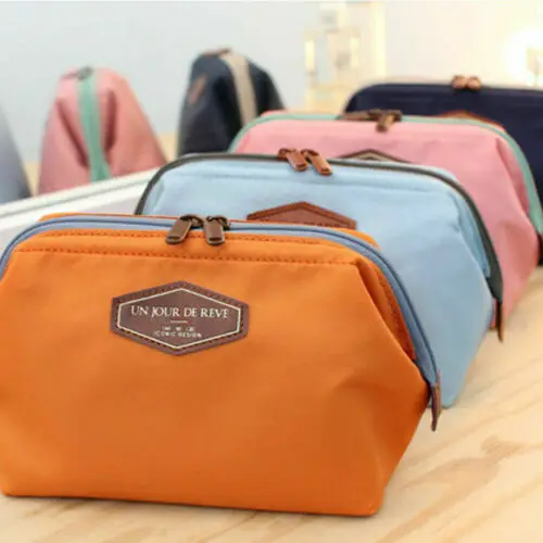 Women Travel Makeup Bag Organizer Case Lady Cosmetic Pouch Clutch Handbag Casual Purse Maleta De Maquiagem