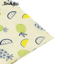 Книжная хлопчатобумажная ткань с фруктовым узором швейная ткань для простыни DIY ремесло лоскутное шитье домашний текстиль Tecido Tissu