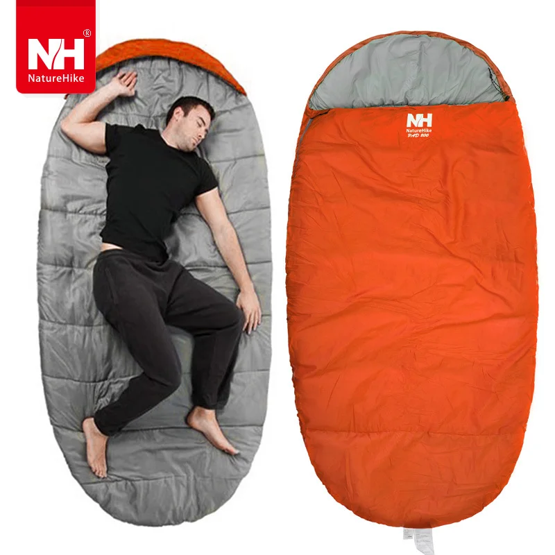 Aliexpress Koop 230 100 Cm Naturehike Outdoor Hoge Kwaliteit Kwaliteit Grote Blauwe Slaapzak Outdoors Toerisme Slaap Zak Plus Size Camping Pad Thicken Van Betrouwbare Bag Sewing Leveranciers Op Yuki