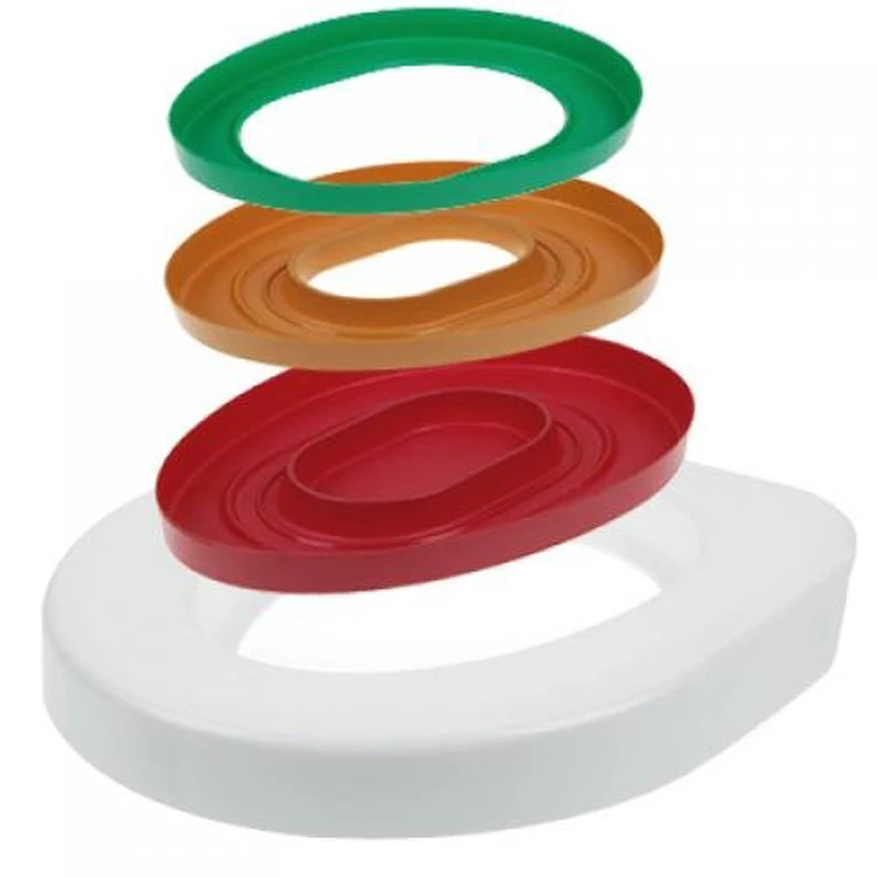 

3 Step Cat Toilet Training System Kit Colourful Plastic Training Queakly Easy to Use Human Toilet 8 weeks or less Pet Supplies